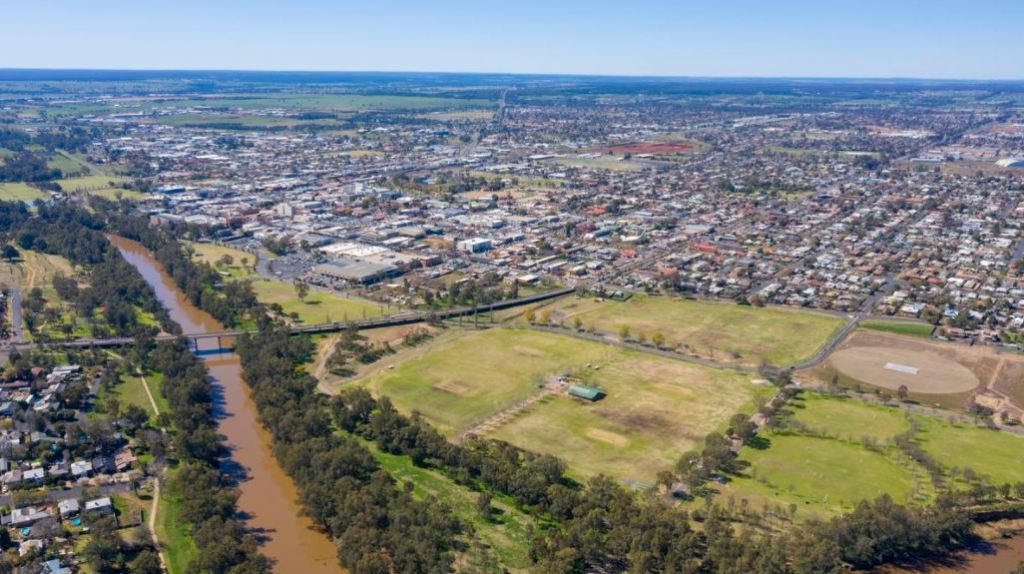 Dubbo aerial view